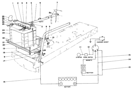 Electrical Diagram Diagram and Parts List for 57111 1000001 - 1999999 Toro Lawn Tractor