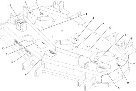 Part Location Diagram of 107-1688 Toro DISCONTINUED