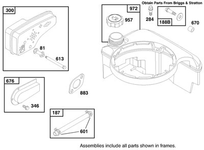 Engine Briggs & Stratton Model 12f802-0667-01 Diagram and Parts List for 20913 790000001 - 799999999 Toro Lawn Mower