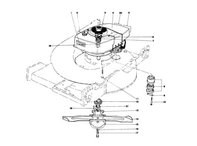 Engine Assembly Diagram and Parts List for 20730 8000001 - 8999999 Toro Lawn Mower