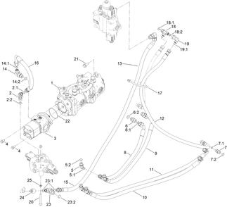 Part Location Diagram of 353-949 Toro O-Ring