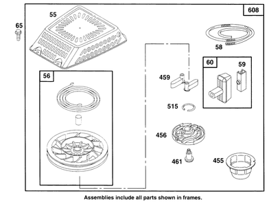 Engine Gts 150 Diagram and Parts List for 22145 69000001 - 69999999 Toro Lawn Mower