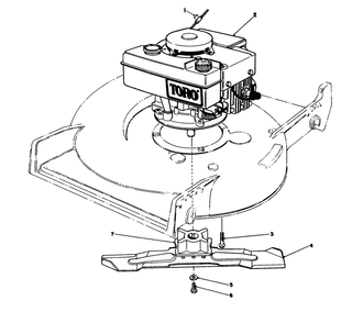 Engine Assembly Diagram and Parts List for 20588C 8000001 - 8999999 Toro Lawn Mower