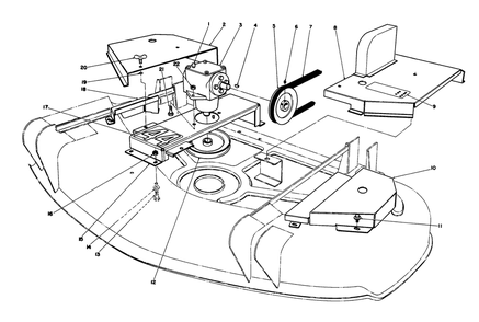 Cutting Unit Model No. 30544 (Continued) Diagram and Parts List for 30754 60001 - 69999 Toro Lawn Tractor