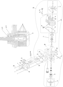 Rh Hydro Assembly Diagram and Parts List for 72960 400000000-406397882 Toro Lawn Mower