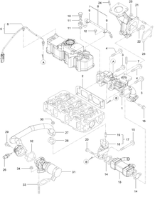 Part Location Diagram of 127-3777 Toro Sensor-Temp, Exhaust