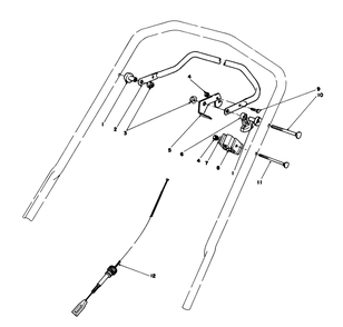 Traction Control Assembly Diagram and Parts List for 20628C 8000001 - 8999999 Toro Lawn Mower