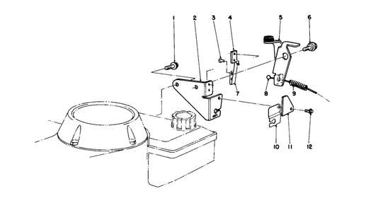 Brake Assembly Diagram and Parts List for 16785 0000001 - 0999999 Toro Lawn Mower