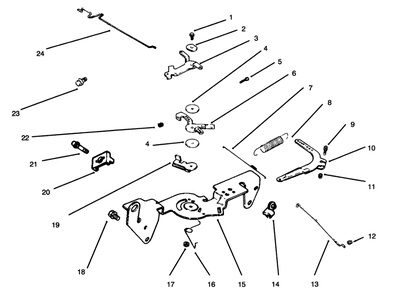 Part Location Diagram of 24_090_14 Toro Lever-Governor