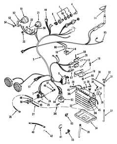 Electrical System Diagram and Parts List for 73401 3900001 - 3999999 Toro Lawn Tractor