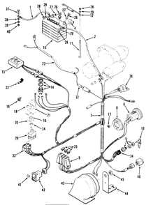 Electrical System Diagram and Parts List for Z1-24OE04 1000001 - 1999999 Toro Lawn Tractor