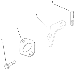 Exhaust Diagram and Parts List for 72064 7900001 - 7999999 Toro Lawn Tractor