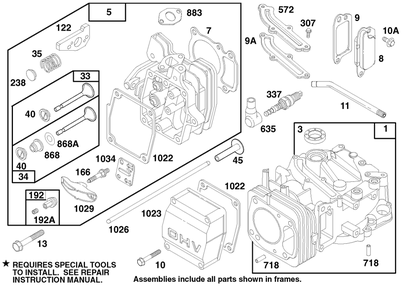 Engine Gts 150 Diagram and Parts List for 20465 790000001 - 799999999 Toro Lawn Mower