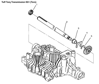 Axle Shaft Diagram and Parts List for 72110 6900001 - 6999999 Toro Lawn Tractor