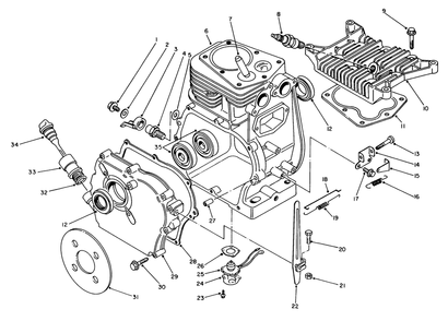 Part Location Diagram of 50-1510 Toro Gasket Set (Optional)