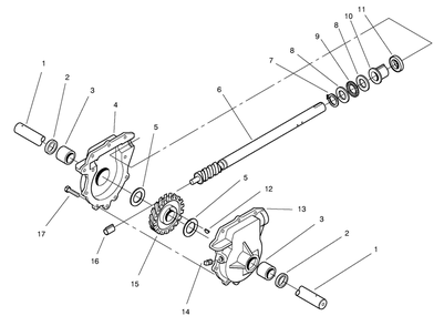 28" Auger Gearcase Assembly No. 74-1561 Diagram and Parts List for 38555 890000001 - 899999999 Toro Snow Blower