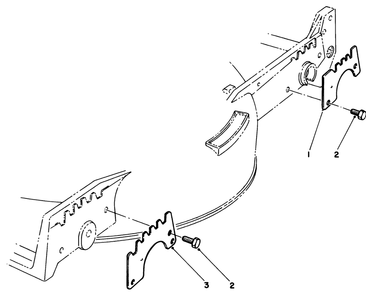 Wear Plate Kit No. 49-4080 (Optional) Diagram and Parts List for 20622C 7000001 - 7999999 Toro Lawn Mower