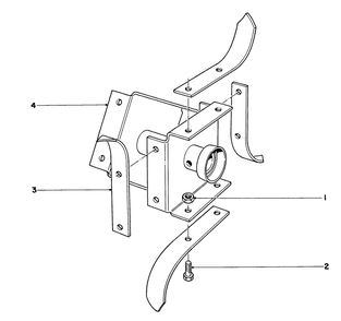 Pick Tine Kit Model No. 17-8200 (Optional) Diagram and Parts List for 58600 9000001 - 9999999 Toro Tiller