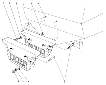 Rear Weight Kit Model No. 24-5780 (Optional) Diagram and Parts List for 30775 200001 - 299999 Toro Lawn Tractor