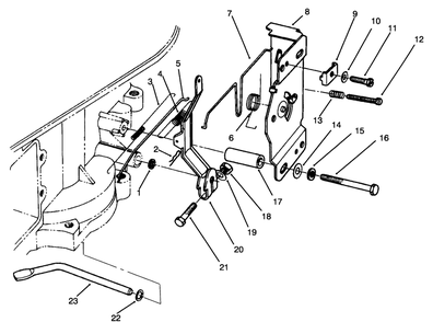 Governor Assembly Diagram and Parts List for 30165 4900001 - 4999999 Toro Lawn Tractor Accessories