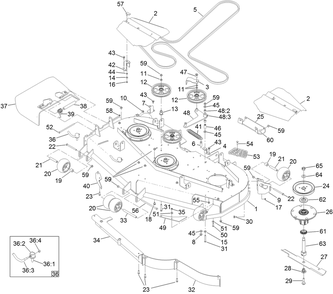 Part Location Diagram of 112-8664 Toro COVER-BELT