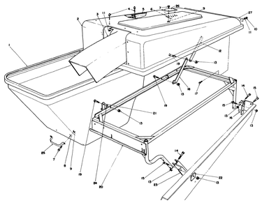Grass Collection System Model No. 30751 (Optional) (Continued) Diagram and Parts List for 30718 2000001 - 2999999 Toro Lawn Tractor