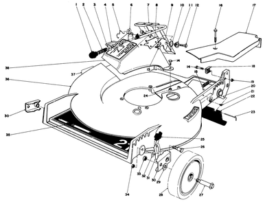 Part Location Diagram of 29-9712 Toro DISCONTINUED