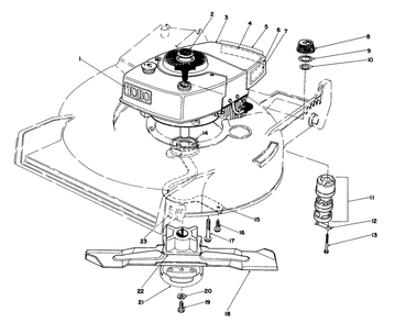 Engine Assembly Diagram and Parts List for 20705 3000001 - 3999999 Toro Lawn Mower