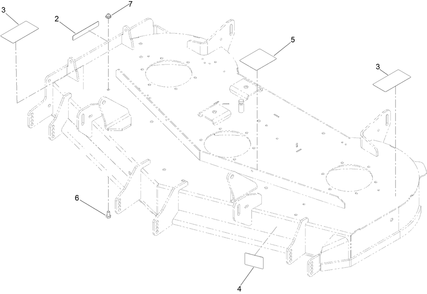 Deck Decal Assembly No. 147-8749 Diagram and Parts List for 76411 400000000 - 415399999 Toro Lawn Tractor
