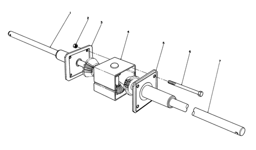 Differential Assembly Diagram and Parts List for 56145 7000001 - 7999999 Toro Lawn Tractor