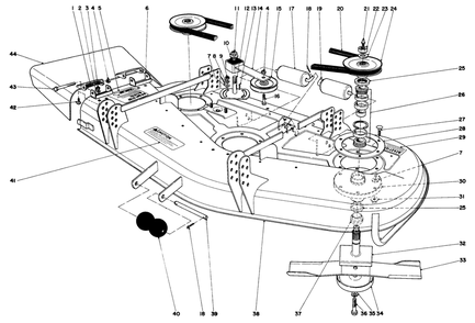 Cutting Unit Model No. 30555 Diagram and Parts List for 30555 6000001 - 6999999 Toro Lawn Mower