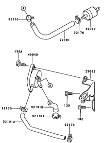 Starter Assembly Diagram and Parts List for 30261TE (240000001-240999999)(2004) Toro Lawn Mower