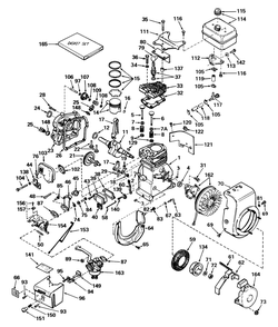 Engine, Tecumseh Model No. Hs50-67074 (5 H.P. Snowthrower Model No. 31625) Diagram and Parts List for 31625 5000001 - 5999999 Toro Snow Blower