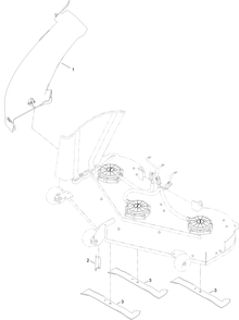 Chute Assembly Diagram and Parts List for 79851 400000000 - 999999999 Toro Lawn Tractor