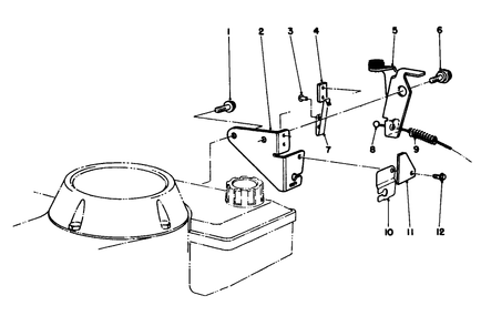 Brake Assembly Diagram and Parts List for 16785 1000001 - 1999999 Toro Lawn Mower