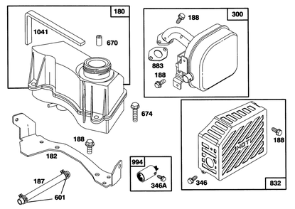 Engine Gts 150 Diagram and Parts List for 20922B 39000001 - 39999999 Toro Lawn Mower