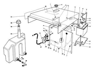 Part Location Diagram of 54-1850 Toro DISCONTINUED