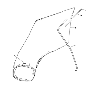 Giant Bagging Kit No. 29-9750(Optional) Diagram and Parts List for 16299C 6000001 - 6999999 Toro Lawn Mower