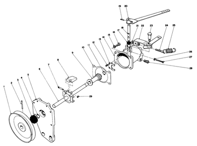Part Location Diagram of 22-7700 Toro Pivot Pin, Flyweight