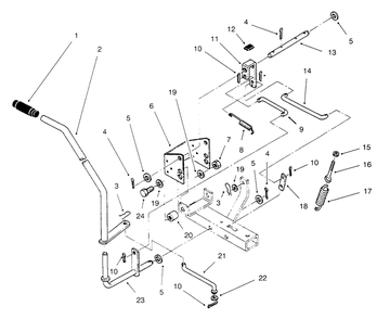 Part Location Diagram of 88-1010 Toro RUBBER PAD