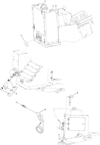 Wash Wand, Umbrella, Cylinder Lockout, Strainer And  Split Wiper Assembly Diagram and Parts List for 23823W 316000001 - 316999999 Toro Lawn Tractor Accessories