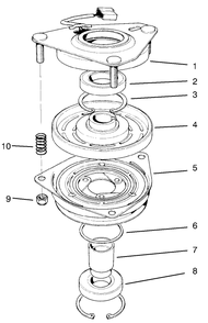 Clutch Asm No. 54-3200 Diagram and Parts List for 30183 890001 - 899999 Toro Lawn Tractor Accessories