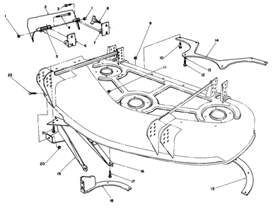 Part Location Diagram of 56-5110-01 Toro Baffle-Front