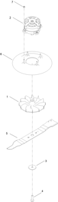 Part Location Diagram of 134-4383 Toro Blade Bolt