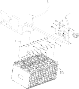Part Location Diagram of 147-1678 Toro Cord-Ac, 120v
