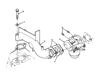 14hp Engine Carburetor Assembly Diagram and Parts List for 22-14O501 1000001 - 1999999 Toro Lawn Tractor