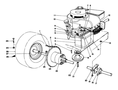 Part Location Diagram of 232-40 Toro DISCONTINUED