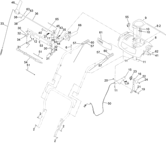 Part Location Diagram of 144-1343 Toro ROD-LOCKOUT