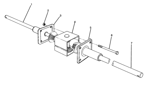 Differential Assembly Diagram and Parts List for 70060 49000001 - 49999999 Toro Lawn Tractor