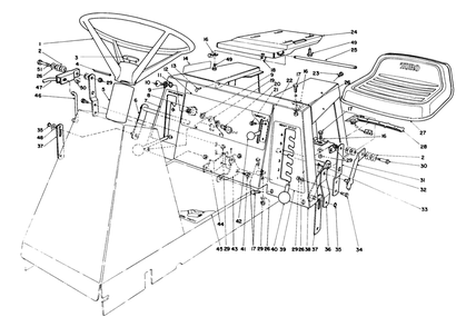 Part Location Diagram of 55-8690 Toro DISCONTINUED